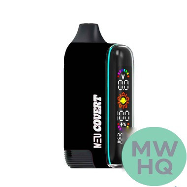 NEU Covert PRO MAX 1000mAh VV Preheat 510 Cartridge Device Battery With LCD Screen