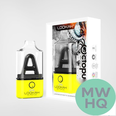 Lookah Octopus 600mAh VV Preheat Mini Dab Rig Vaporizer With Automatic Temperature Control - Display of 5