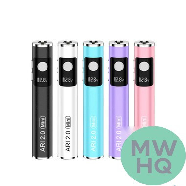 Yocan ARI 2.0 Mini 400mAh 510 VV Preheat Dab Pen Battery With OLED Screen - Display of 15