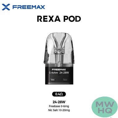 Freemax Rexa 3ML Refillable Replacement Pod - Pack of 3
