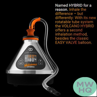 Volcano Hybrid Desktop Vaporizer With Easy Valve Starter Kit by Storz & Bickel - Silver Edition