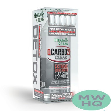 Herbal Clean QCarbo20 Clear Extreme Strength Cleansing Detox Formula 20oz
