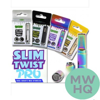 Ooze Slim Twist Pro 510 Thread Dual Quartz Atomizer