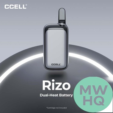 CCELL Rizo 300mAh Variable Voltage 510 Thread Battery With Type-C Cable