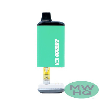 Neu Covert PUSH PRO 1000mAh Variable Voltage 510 Thread Rechargeable Cartridge Battery - Display of 6