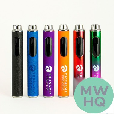 Tsunami Force 1100mAh VV Digital Screen Pen Style Mod Battery - Assorted Colors & Skins - Display of 24