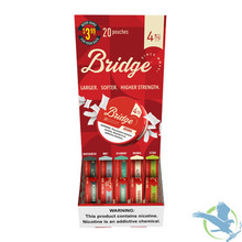 Bridge Tobacco Free Nicotine Pouches With Countertop Display - 20 Pouches Per Can - Pack of 25 Cans