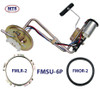 FORD FULL-SIZE PICKUP 1985-1986 19-GAL GAS ONLY-"FRONT,MIDSHIP,SIDE" TANK -Includes new lock ring, O-ring and in-tank fuel filter