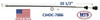 JEEP CJ5, CJ7 1978-1986 HEATER DUCT CABLE W/ TWIST LOCK