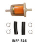 UNIVERSAL In-Line 5/16" CLEAR IN-LINE FUEL FILTER