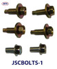 MTS Steering Column Gasket Bolts, 6-Bolt Pack - Jeep CJ/Wrangler YJ/J-Truck/Wagoneer (1974-1995)