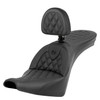 Saddlemen Road Sofa Lattice Stitch Seat - Harley-Davidson Street Bob FXBB/FXBBS/Standard FXST (2018-2026)