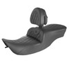 Saddlemen Road Sofa Lattice Stitch Seat - Harley-Davidson FLHR/FLHX Touring (1997-2007)