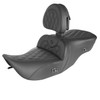 Saddlemen Road Sofa Lattice Stitch Seat - Harley-Davidson FLHR/FLHX Touring (1997-2007)