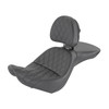 Saddlemen Explorer Lattice Stitch Seat - Harley-Davidson FXST/FXSTB/FXSTS Standard/FLSTF/FLSTFB/FLSTFS Fat Boy (2006-2017)