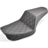 Saddlemen Step-Up Front Lattice Stitch Seat - Harley-Davidson FXD Dyna (2004-2005)
