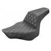 Saddlemen Step-Up Front Lattice Stitch Seat - Harley-Davidson FXSB Breakout (2013-2017)