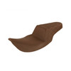 Saddlemen Step-Up Brown Rear Lattice Stitch Seat - Harley-Davidson FLHR/FLHX Touring (1997-2007)