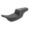 Saddlemen Step-Up Front Lattice Stitch Seat - Harley-Davidson FLHT/FLTR Touring (1997-2007)