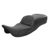 Saddlemen Road Sofa Honeycomb Stitch Heated Extended Reach Seat - Harley-Davidson FLHR/FLHT/FLHX/FLTR Touring (2008-2025)