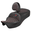 Saddlemen Road Sofa King Lattice Stitch Colored Stitch Seat - Harley-Davidson FLHR/FLHT/FLHX/FLTR Touring (2008-2025)