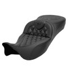 Saddlemen Road Sofa Lattice Stitch Carbon Fiber Look Extended Reach Seat - Harley-Davidson FLHR/FLHT/FLHX/FLTR Touring (2008-2024)