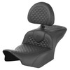 Saddlemen Road Sofa Dragon Scale Seat - Harley-Davidson Road Glide/Street Glide/CVO Road Glide/CVO Street Glide (2023-2026)