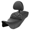 Saddlemen Road Sofa Tuck & Roll Extended Reach Seat - Harley-Davidson FLHR/FLHT/FLHX/FLTR Touring (2008-2025)