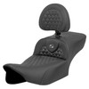 Saddlemen Road Sofa Honeycomb Stitch Extended Reach Colored Stitch Seat - Harley-Davidson Road Glide/Street Glide/CVO Road Glide/CVO Street Glide (2023-2026)