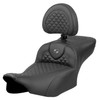 Saddlemen Road Sofa Dragon Scale Extended Reach Colored Stitch Seat - Harley-Davidson Road Glide/Street Glide/CVO Road Glide/CVO Street Glide (2023-2026)