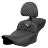 Saddlemen Road Sofa Dragon Scale Extended Reach Colored Stitch Seat - Harley-Davidson Road Glide/Street Glide/CVO Road Glide/CVO Street Glide (2023-2026)