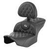 Saddlemen Road Sofa Lattice Stitch Colored Stitch Seat - Harley-Davidson Road Glide/Street Glide/CVO Road Glide/CVO Street Glide (2023-2026)