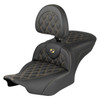 Saddlemen Road Sofa Lattice Stitch Colored Stitch Seat - Harley-Davidson Road Glide/Street Glide/CVO Road Glide/CVO Street Glide (2023-2026)