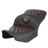 Saddlemen Road Sofa Lattice Stitch Colored Stitch Seat - Harley-Davidson Road Glide/Street Glide/CVO Road Glide/CVO Street Glide (2023-2026)