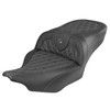 Saddlemen Road Sofa King Lattice Stitch Colored Stitch Seat - Harley-Davidson Road Glide/Street Glide/CVO Road Glide/CVO Street Glide (2023-2026)