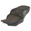 Saddlemen Road Sofa King Lattice Stitch Colored Stitch Seat - Harley-Davidson Road Glide/Street Glide/CVO Road Glide/CVO Street Glide (2023-2026)