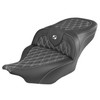 Saddlemen Road Sofa King Lattice Stitch Colored Stitch Seat - Harley-Davidson Road Glide/Street Glide/CVO Road Glide/CVO Street Glide (2023-2026)