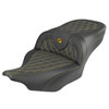Saddlemen Road Sofa King Lattice Stitch Colored Stitch Seat - Harley-Davidson Road Glide/Street Glide/CVO Road Glide/CVO Street Glide (2023-2026)