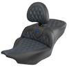 Saddlemen Road Sofa King Lattice Stitch Colored Stitch Seat - Harley-Davidson Road Glide/Street Glide/CVO Road Glide/CVO Street Glide (2023-2026)