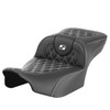Saddlemen Road Sofa Lattice Stitch Extended Reach Colored Stitch Seat - Harley-Davidson Road Glide/Street Glide/CVO Road Glide/CVO Street Glide (2023-2026)