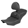 Saddlemen Road Sofa Tri-Gripper Colored Stitch Seat - Harley-Davidson Road Glide/Street Glide/CVO Road Glide/CVO Street Glide (2023-2026)