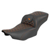 Saddlemen Road Sofa Tri-Gripper Extended Reach Colored Stitch Seat - Harley-Davidson Road Glide/Street Glide/CVO Road Glide/CVO Street Glide (2023-2026)
