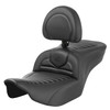 Saddlemen Road Sofa Tuck & Roll Seat - Harley-Davidson Road Glide/Street Glide/CVO Road Glide/CVO Street Glide (2023-2026)