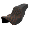 Saddlemen Step-Up Front Lattice Stitch Colored Stitch Seat - Harley-Davidson FLHR/FLHT/FLHX/FLTR Touring (2008-2024)