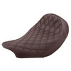 Saddlemen Renegade Brown Lattice Stitch Solo Seat - Indian Chief/Chieftain/Roadmaster/Springfield (2014-2026)