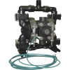 Sandpiper Air-Operated Double Diaphragm Pump - 1/4in. Inlet, 4 GPM, Acetal/PTFE, Model# PB1/4, TT3CA