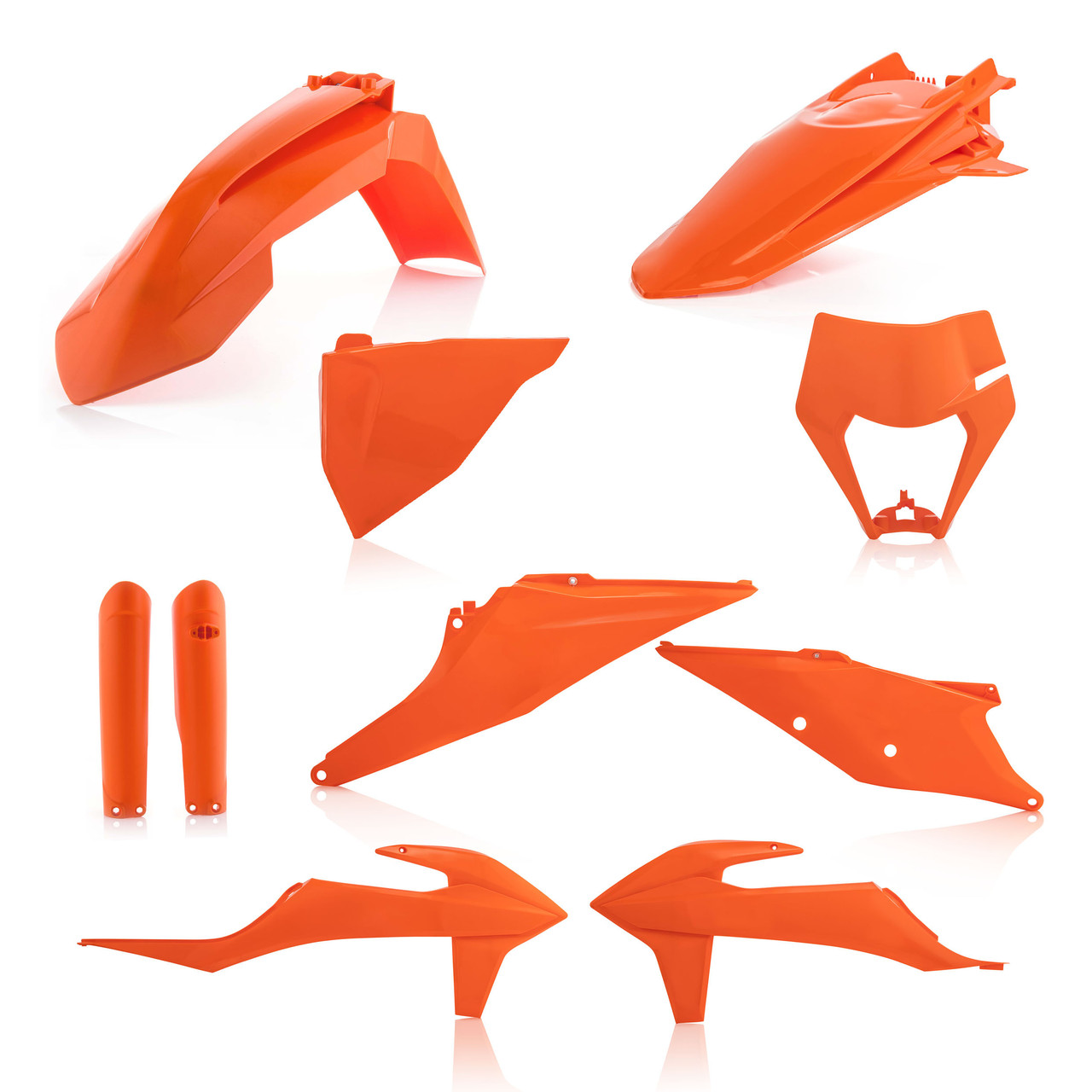 Acerbis Full Plastic Kit - KTM 300 EXC TPi (2020) / KTM 250 EXC-F/350 EXC-F/350 XCF-W/450 EXC-F/500 EXC-F/500 XCF-W (2020-2023) / KTM 250 EXC TPi/300 EXC (2022)