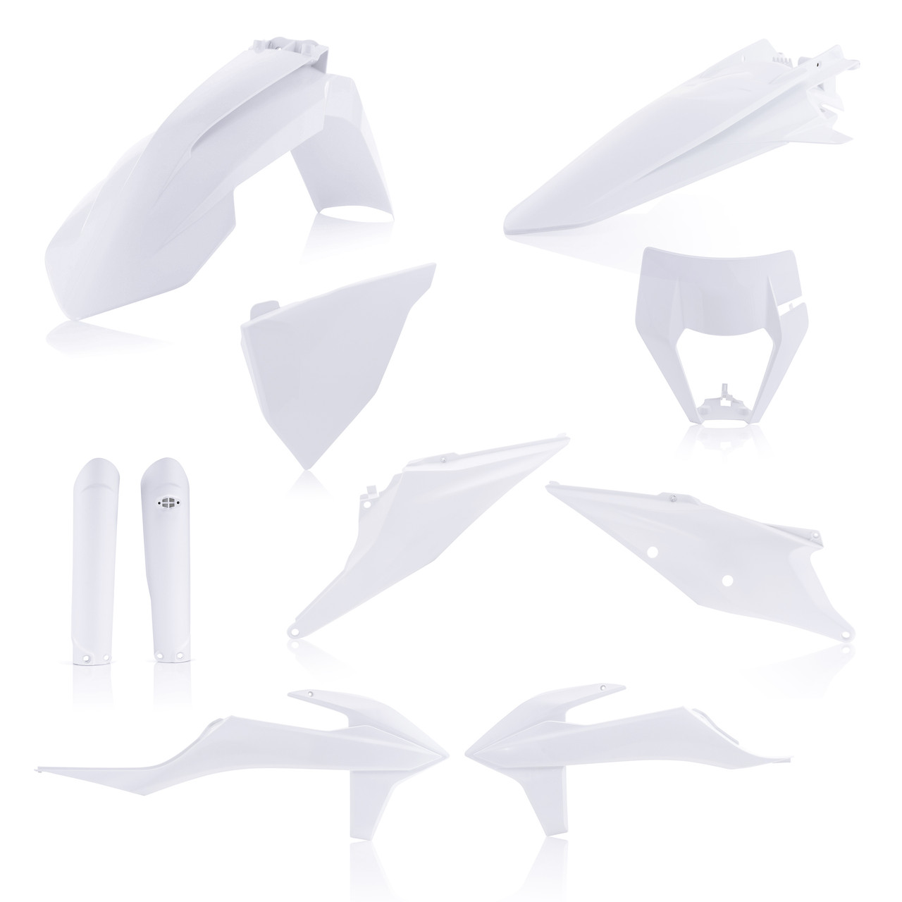 Acerbis Full Plastic Kit - KTM 300 EXC TPi (2020) / KTM 250 EXC-F/350 EXC-F/350 XCF-W/450 EXC-F/500 EXC-F/500 XCF-W (2020-2023) / KTM 250 EXC TPi/300 EXC (2022)