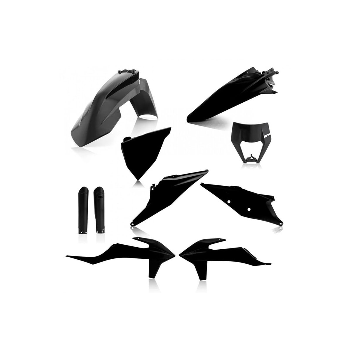 Acerbis Full Plastic Kit - KTM 300 EXC TPi (2020) / KTM 250 EXC-F/350 EXC-F/350 XCF-W/450 EXC-F/500 EXC-F/500 XCF-W (2020-2023) / KTM 250 EXC TPi/300 EXC (2022)