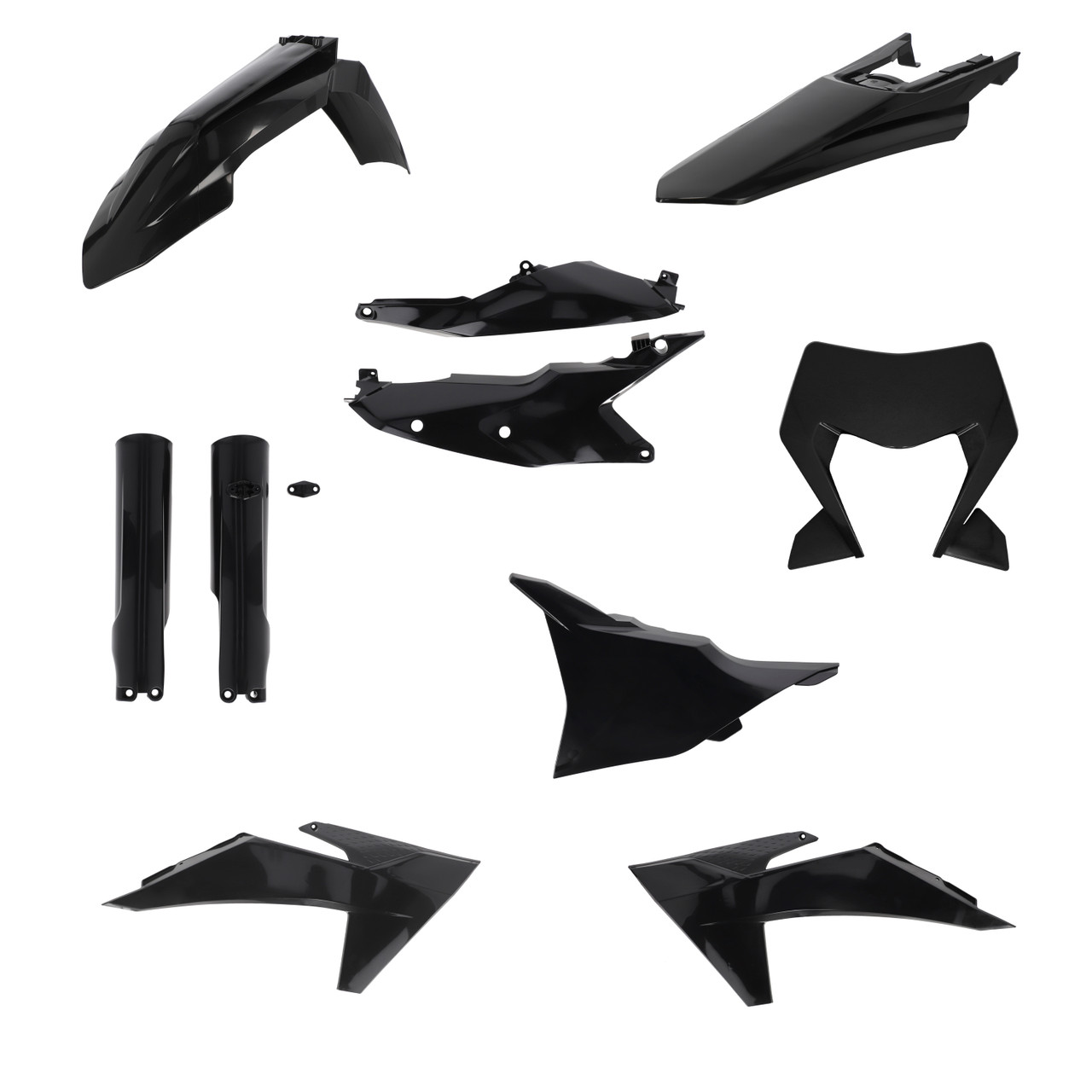 Acerbis Full Plastic Kit - KTM 500 XCF-W (2024-2025) / KTM 350 EXC-F/350 XCF-W/450 XCF-W/500 EXC-F (2024-2026) / KTM 125 Exc/250 EXC (2025) / KTM 250 EXC-F/300 EXC/450 EXC-F (2025-2026)